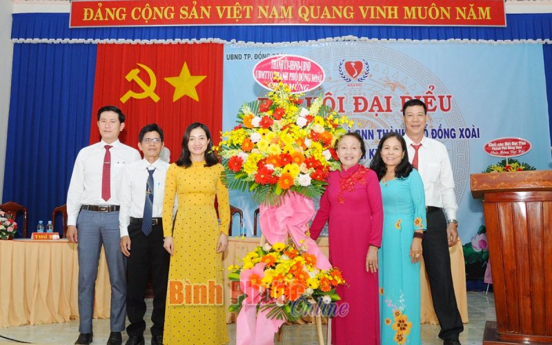 Đại hội Hội bảo trợ người khuyết tật - trẻ mồ côi và bệnh nhân nghèo thành phố Đồng Xoài lần III 