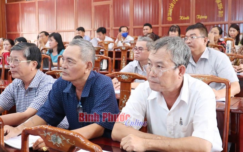 Đồng Xoài: Bồi dưỡng nghiệp vụ công tác kiểm tra, giám sát và thi hành kỷ luật trong Đảng