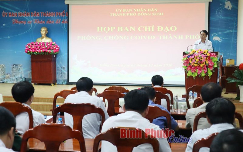 Đồng Xoài sẵn sàng các biện pháp phòng, chống dịch Covid-19