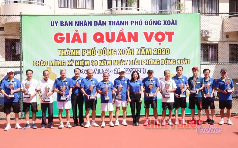 Giải quần vợt chào mừng kỷ niệm 46 năm giải phóng Đồng Xoài