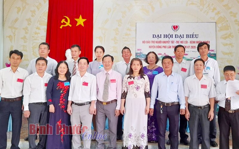 Hội bảo trợ NKT-TMC&BNN huyện Đồng Phú đại hội lần III, nhiệm kỳ 2020-2025