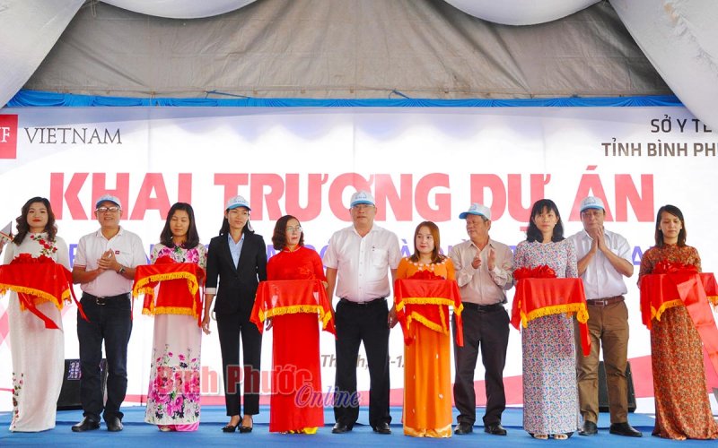 Khai trương dự án “Dự phòng chăm sóc và điều trị HIV/AIDS” tại Chơn Thành