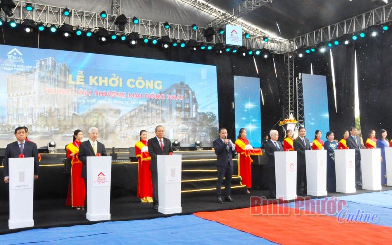 Khởi công dự án Trung tâm thương mại Đồng Xoài 2.500 tỷ đồng