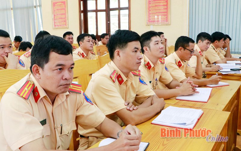 Tập huấn nghiệp vụ công tác điều tra, giải quyết tai nạn giao thông