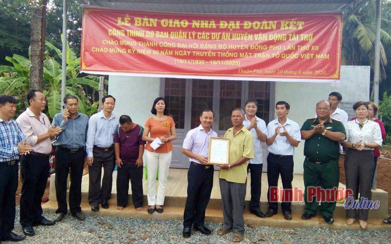 Toàn huyện Đồng Phú chỉ còn 105 hộ nghèo