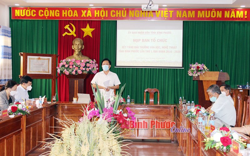 21 t&aacute;c phẩm, cụm t&aacute;c phẩm được đề nghị c&ocirc;ng nhận đạt Giải thưởng VHNT tỉnh lần thứ I