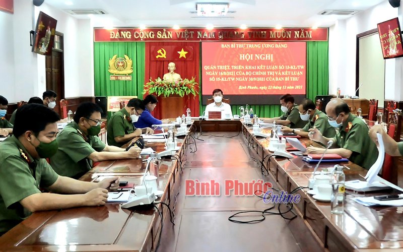 Bí thư Tỉnh ủy dự hội nghị quán triệt Kết luận số 13 và 15