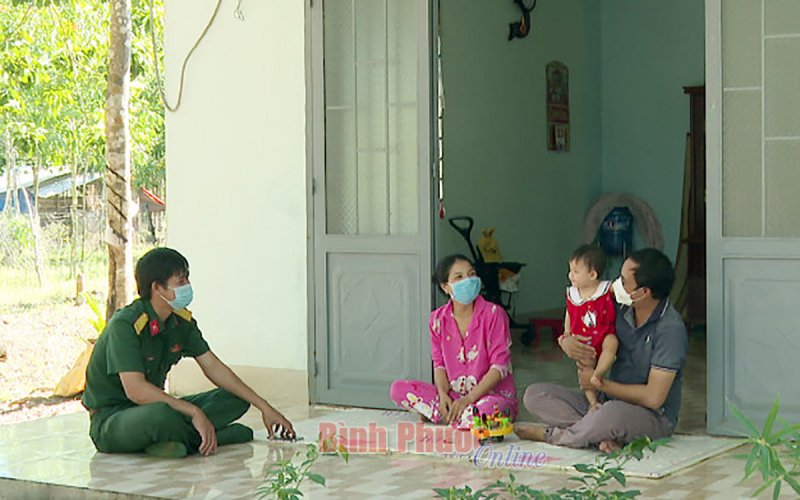 Bình Phước xây dựng 85 căn nhà điểm dân cư liền kề chốt dân quân biên giới 