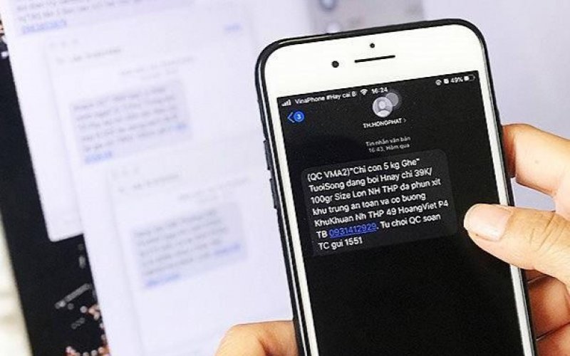 Bít cửa tin nhắn, cuộc gọi, thư điện tử rác