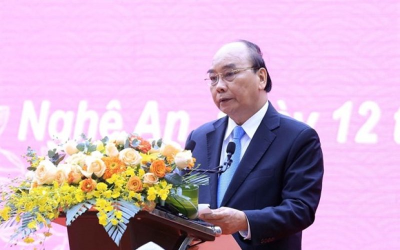 Chủ tịch nước dự Lễ kỷ niệm 60 năm Bác Hồ về thăm quê lần thứ hai