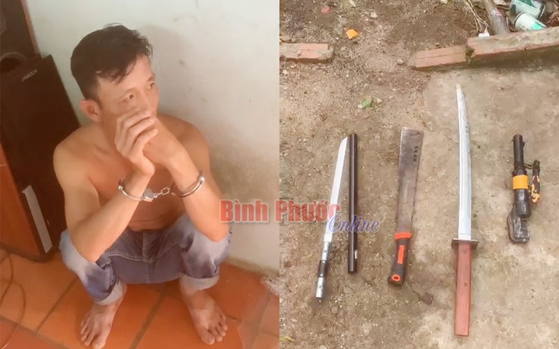 Công an huyện Lộc Ninh triệt phá vụ tàng trữ chất ma túy