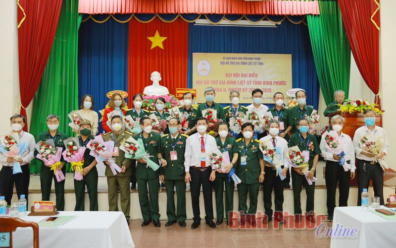 Đại hội Hội hỗ trợ gia đình liệt sĩ tỉnh Bình Phước khóa II
