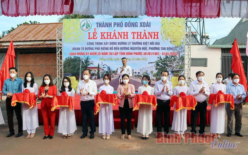 Đồng Xoài: Khánh thành và đưa vào sử dụng đường Lý Thường Kiệt nối dài
