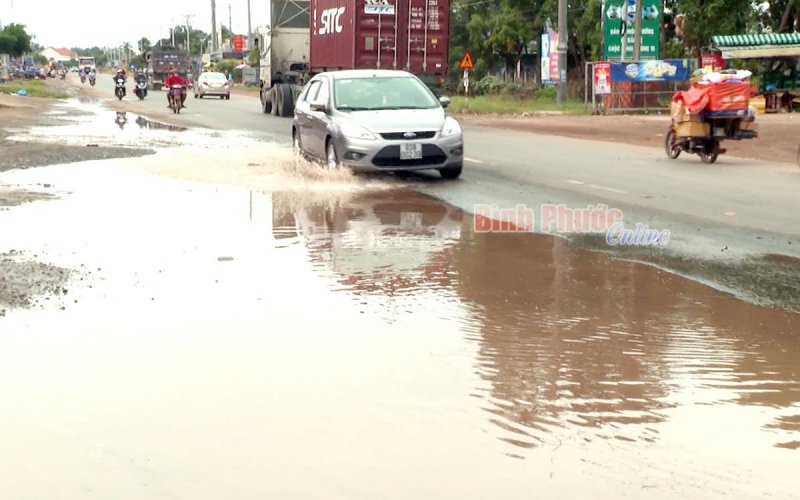 ĐT751 nhiều tiềm ẩn tai nạn giao thông