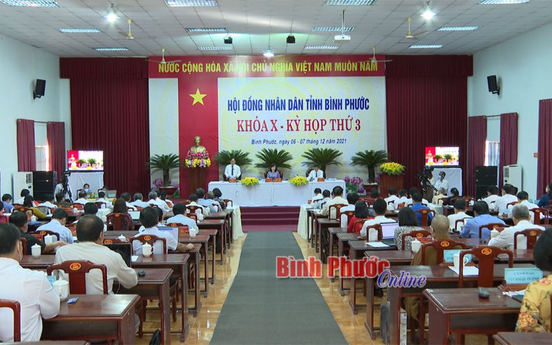 Kỳ họp thứ 3, HĐND tỉnh Bình Phước khóa X đã thành công tốt đẹp