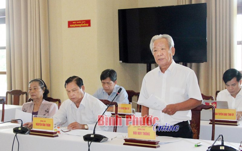 NGUYÊN CHỦ TỊCH UBND TỈNH BÌNH PHƯỚC BÙI HUY THỐNG: Không chia tách tỉnh, không có Bình Dương và Bình Phước phát triển như hôm nay