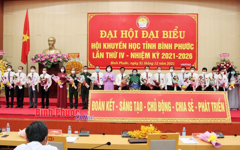 Ông Giang Văn Khoa tái đắc cử Chủ tịch Hội Khuyến học tỉnh Bình Phước