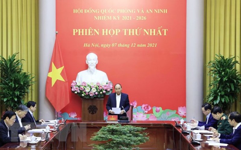 Phiên họp thứ nhất Hội đồng Quốc phòng và An ninh nhiệm kỳ 2021-2026