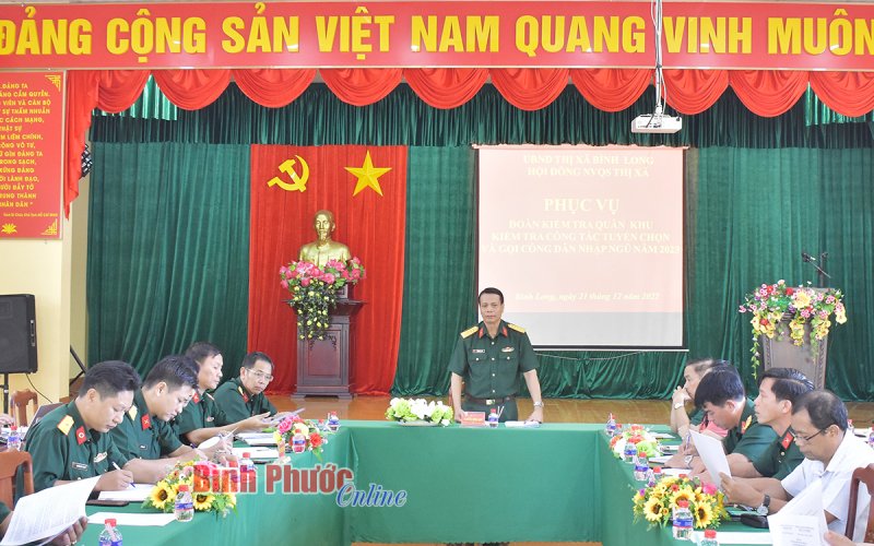 Bình Long: 177 thanh niên đủ sức khỏe sẵn sàng nhập ngũ năm 2023