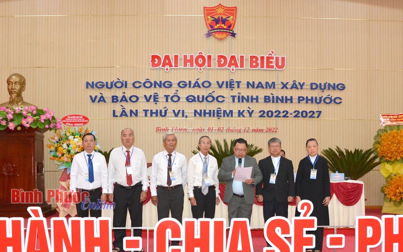 Bình Phước: 126 đại biểu dự đại hội Người Công giáo Việt Nam xây dựng và bảo vệ Tổ quốc tỉnh lần thứ VI
