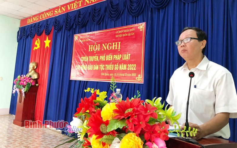 Bình Phước: 360 đại biểu dân tộc thiểu số được tuyên truyền, phổ biến pháp luật