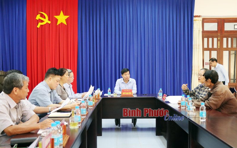 Bình Phước: Bí thư Tỉnh ủy Nguyễn Mạnh Cường tiếp công dân định kỳ tháng 12-2022