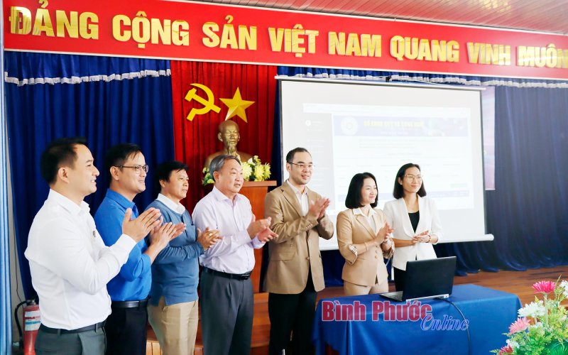 Bình Phước: Khai trương và tập huấn kỹ năng khai thác thông tin trên IPPlatform
