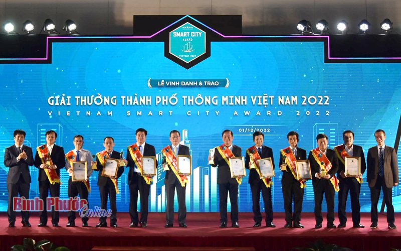 Bình Phước: Thành phố Đồng Xoài nhận giải thưởng Thành phố thông minh Việt Nam 2022