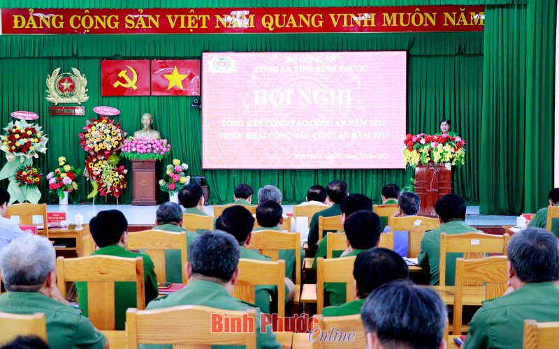 Bình Phước: Tiếp tục xây dựng lực lượng công an chính quy, tinh nhuệ, hiện đại