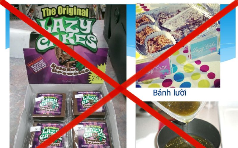 Cảnh báo về ma túy mới 'núp bóng’ dưới dạng thực phẩm mang tên 'Bánh lười'