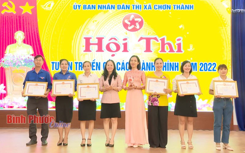 Chơn Thành: Sôi nổi hội thi tuyên truyền cải cách hành chính