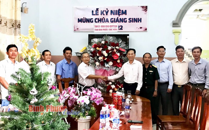 Chúc mừng Giáng sinh Ban đại diện Tin lành tỉnh Bình Phước