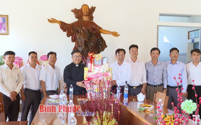 Chúc mừng Giáng sinh các tổ chức tôn giáo trong tỉnh Bình Phước