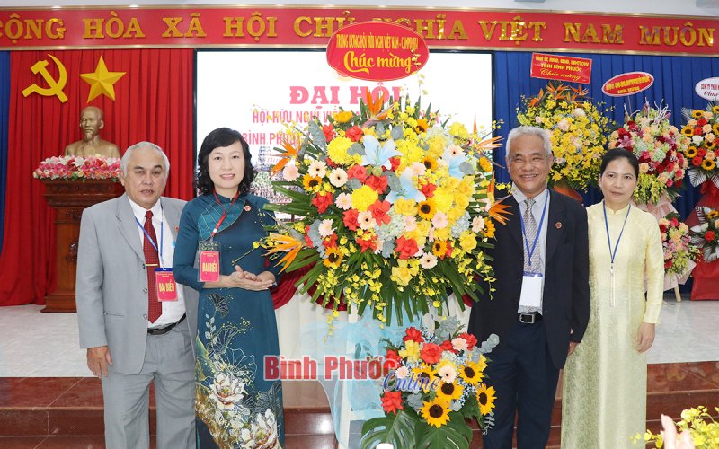 Đại hội Hội hữu nghị Việt Nam - Campuchia tỉnh Bình Phước lần thứ III