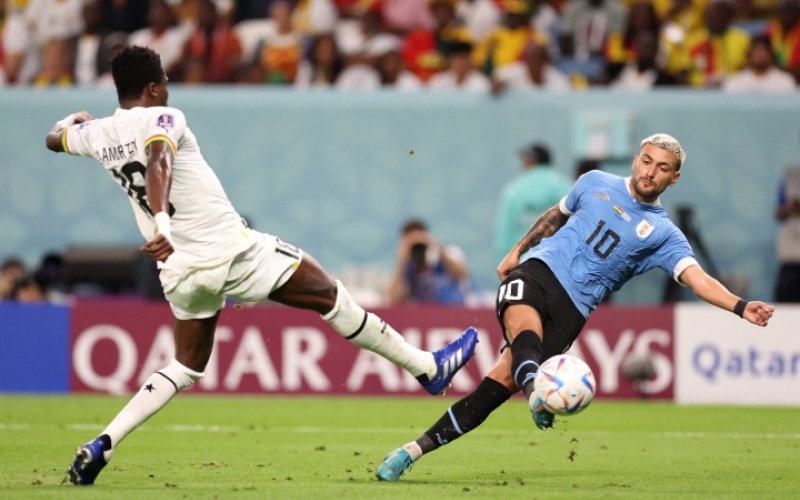 Đánh bại Ghana, Uruguay ngậm ngùi chia tay World Cup 2022