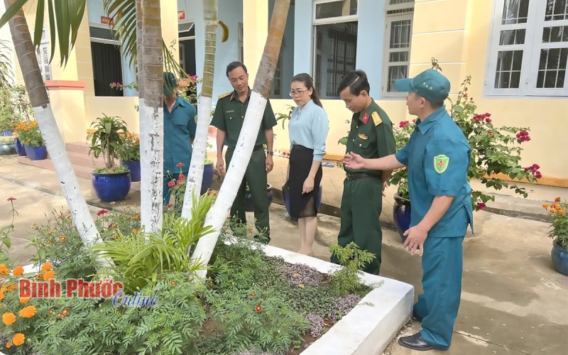 Điểm sáng xây dựng doanh trại chính quy xanh - sạch - đẹp