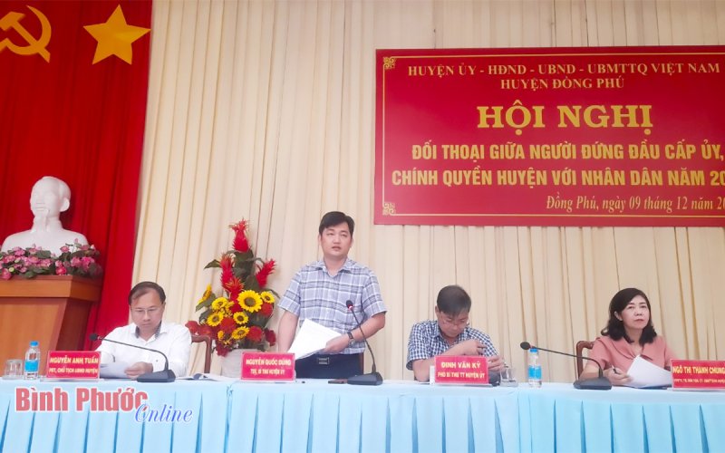 Đồng Phú: Đất đai là vấn đề “nóng” được nhân dân yêu cầu đối thoại