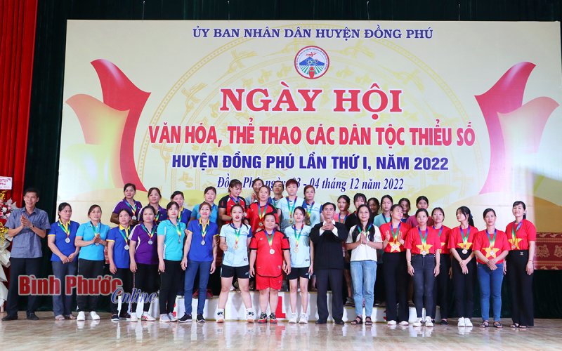 Đồng Phú: Xã Tân Hòa nhất toàn đoàn Ngày hội văn hóa, thể thao các DTTS lần thứ nhất