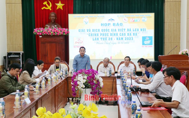 Họp báo Giải Vô địch quốc gia Việt dã leo núi “Chinh phục đỉnh cao Bà Rá” lần thứ 28, năm 2023