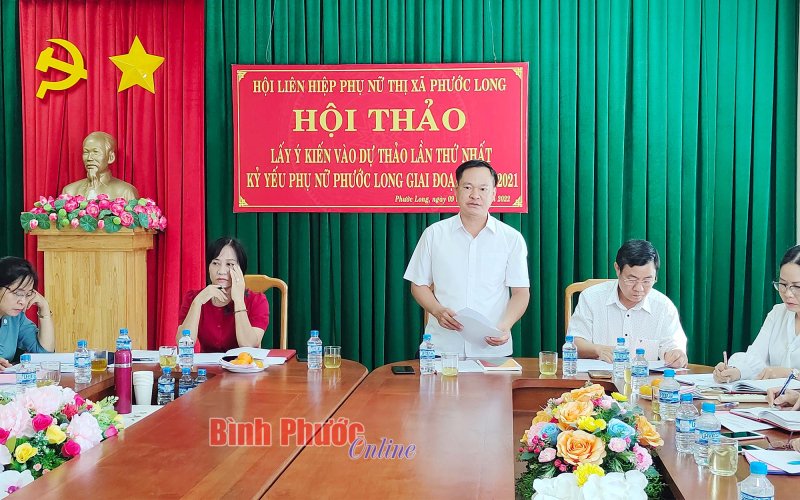 Lấy ý kiến dự thảo lần thứ nhất Kỷ yếu phụ nữ Phước Long (1975-2021)