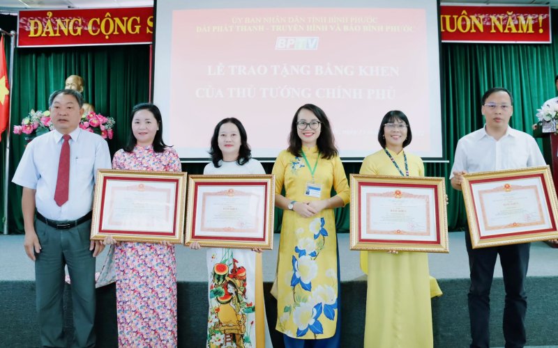 Một tập thể và 3 cá nhân BPTV được tặng bằng khen của Thủ tướng Chính phủ