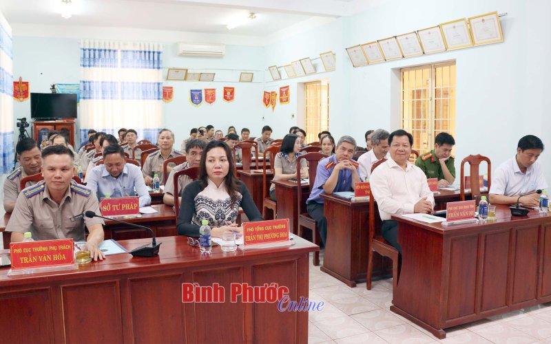 Tăng cường phối hợp trong thi hành án dân sự