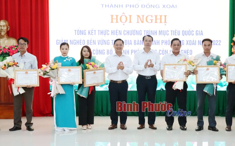 Thành phố Đồng Xoài không còn hộ nghèo