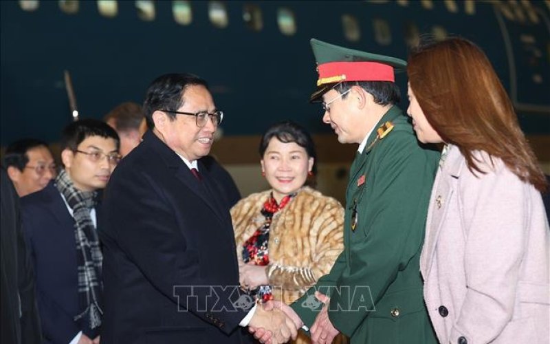 Thủ tướng Phạm Minh Chính bắt đầu thăm chính thức Vương quốc Hà Lan