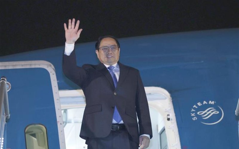 Thủ tướng Phạm Minh Chính lên đường dự Hội nghị cấp cao kỷ niệm 45 năm quan hệ ASEAN - EU và thăm Luxembourg, Hà Lan, Bỉ