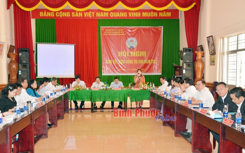 Tổng kết Cụm thi đua Liên minh HTX các tỉnh, thành phố miền Đông Nam Bộ