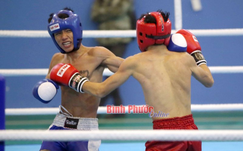  Vận động viên Trần Minh Ty (Bình Phước) xuất sắc vào chung kết kickboxing