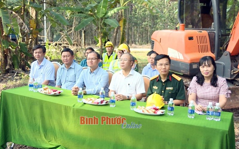 Viettel Bình Phước khởi công trạm BTS phủ sóng khu vực biên giới