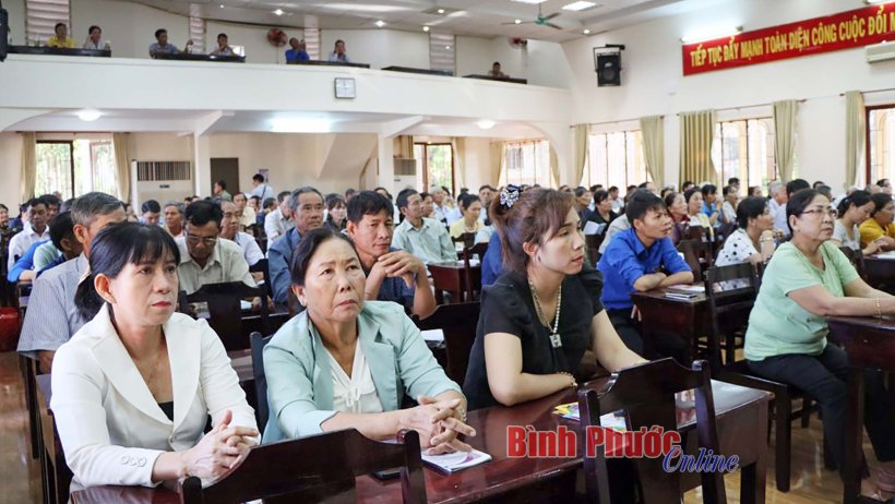 150 cán bộ, người uy tín tại Lộc Ninh được nâng cao năng lực trợ giúp pháp lý