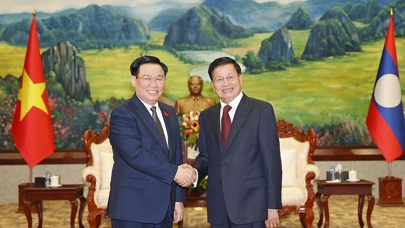 Chủ tịch Hội Hữu nghị Lào - Việt đánh giá cao chuyến thăm của Chủ tịch Quốc hội